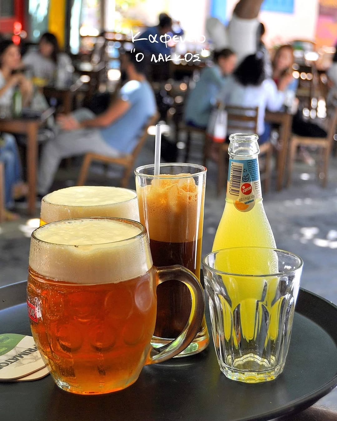 Kafeneio O Lakkos, Cafe στη/στο Λάκκος, Κρήτη