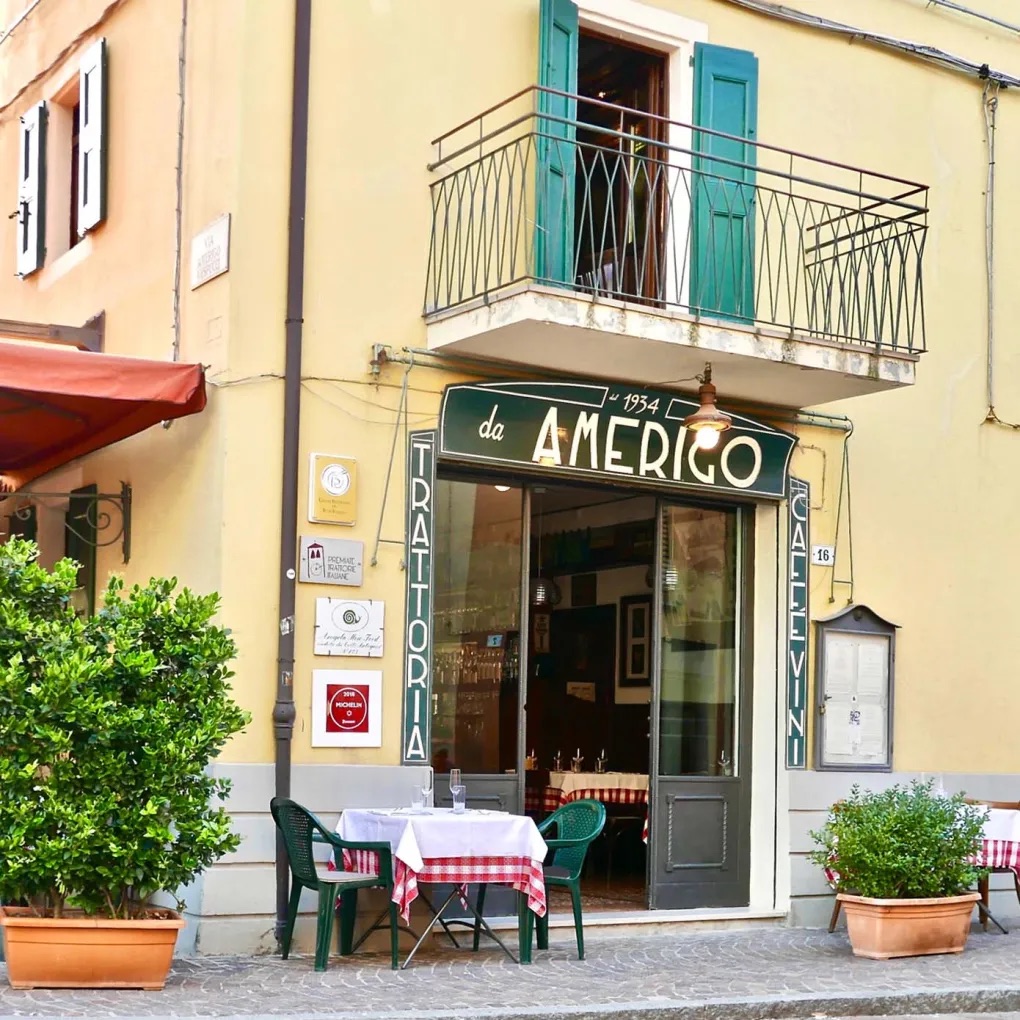 Trattoria da Amerigo - Savigno, Emilia-Romagna'da Restoran